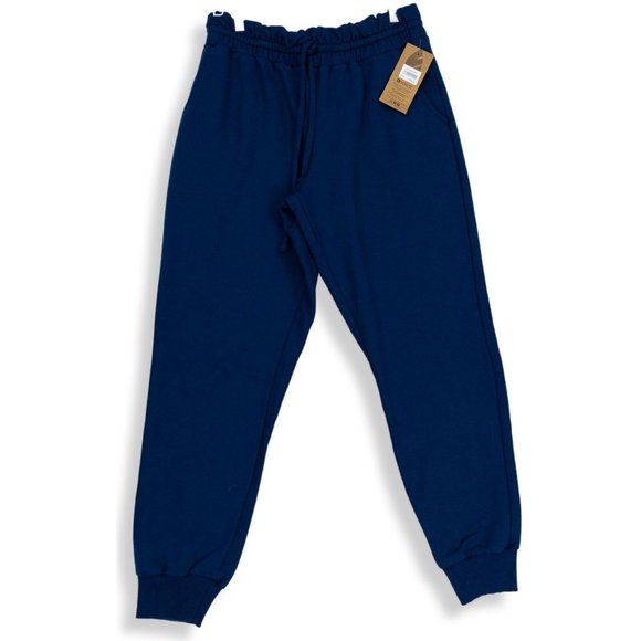 NWT DONA JO WOMENS 2 PIECE SWEATSHIRT & JOGGER "GOOD VIBES" SET NAVY SIZE 1 (SM) - Picture 6 of 15